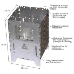 Bushbox XL Profi Set - Solid Fuel Stoves -Outwell Store bushcraft essentials bushbox xl profi set solid fuel stoves detail 3